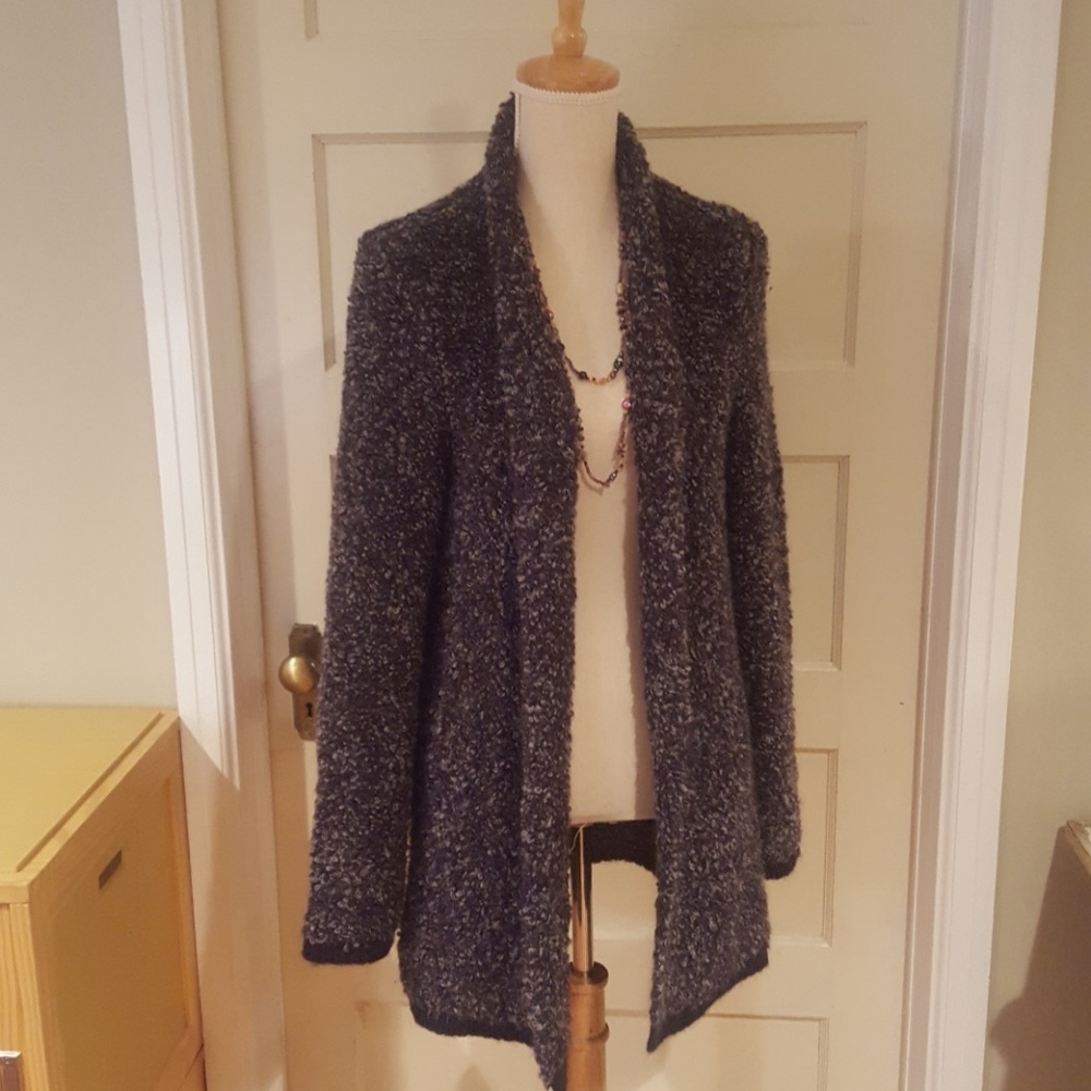 Boucle sweater thigh length M